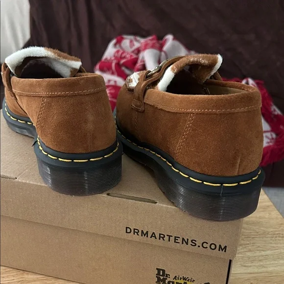 Dr. Martens Brown and White Flats - Picture 4 of 6